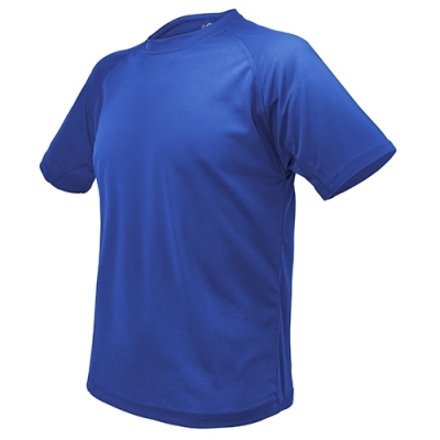 Camiseta de Poliéster en Color Azul Royal
